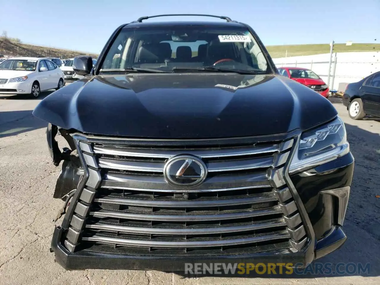 5 Фотография поврежденного автомобиля JTJHY7AXXK4287677 LEXUS LX570 2019