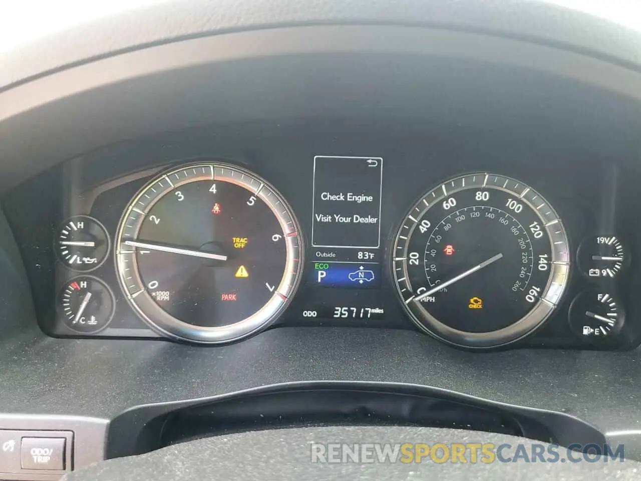 9 Photograph of a damaged car JTJHY7AXXK4291096 LEXUS LX570 2019