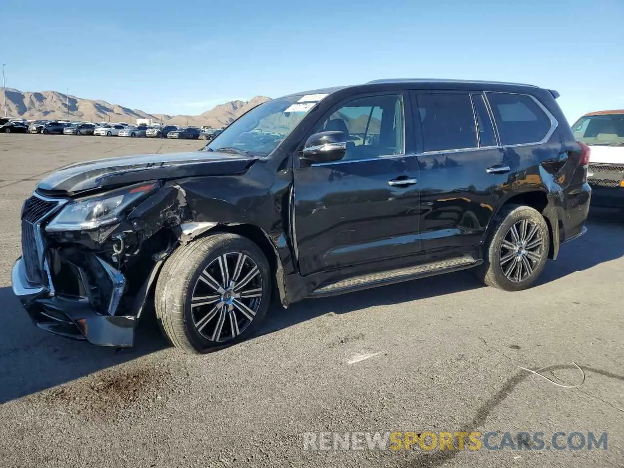 1 Photograph of a damaged car JTJDY7AX1L4332179 LEXUS LX570 2020