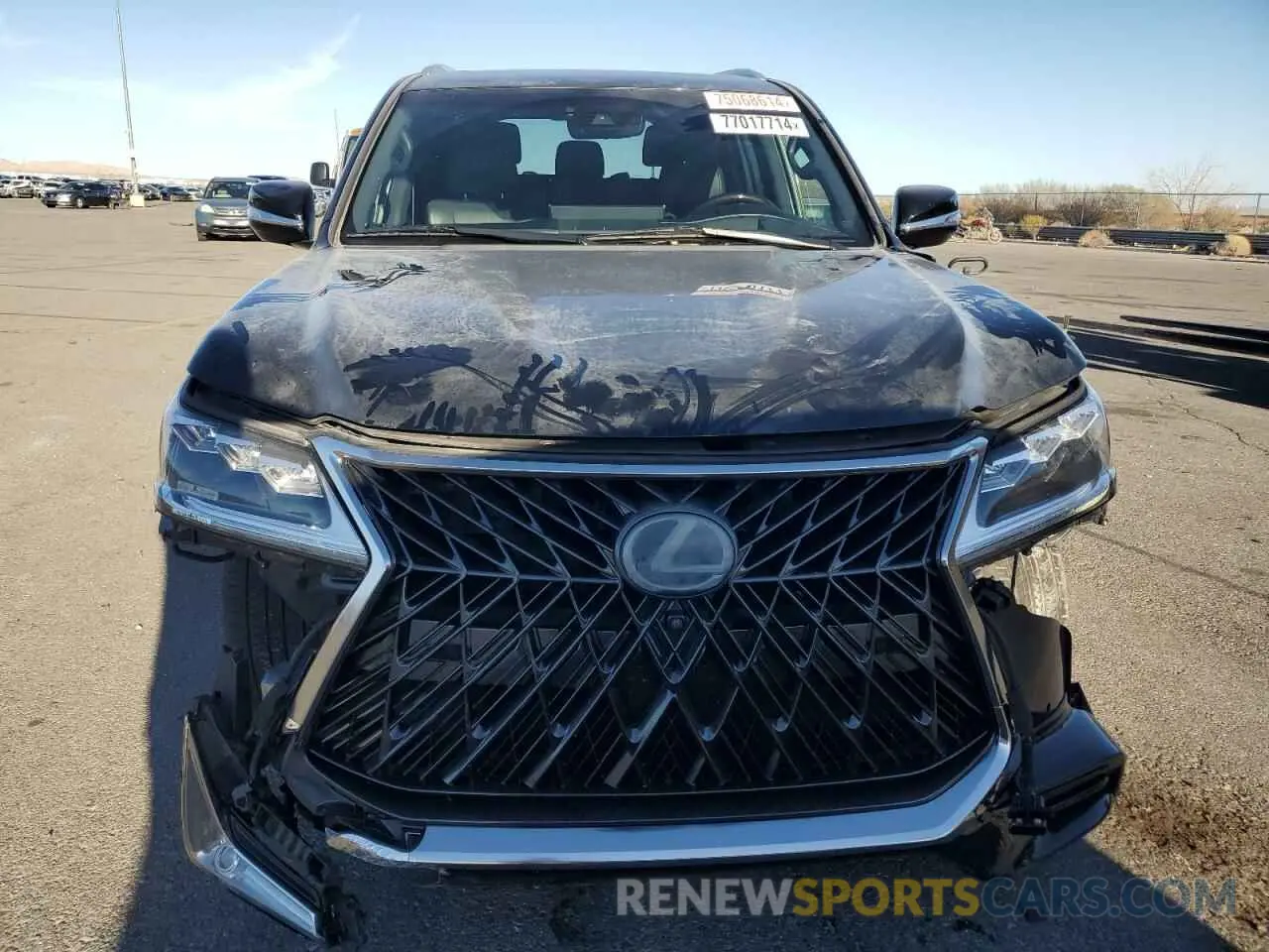 5 Photograph of a damaged car JTJDY7AX1L4332179 LEXUS LX570 2020