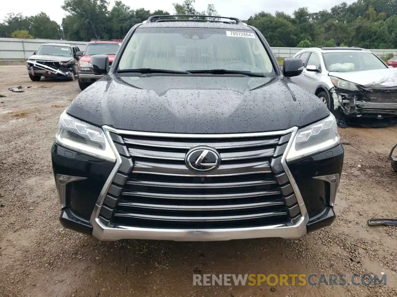 5 Photograph of a damaged car JTJDY7AX2L4317495 LEXUS LX570 2020