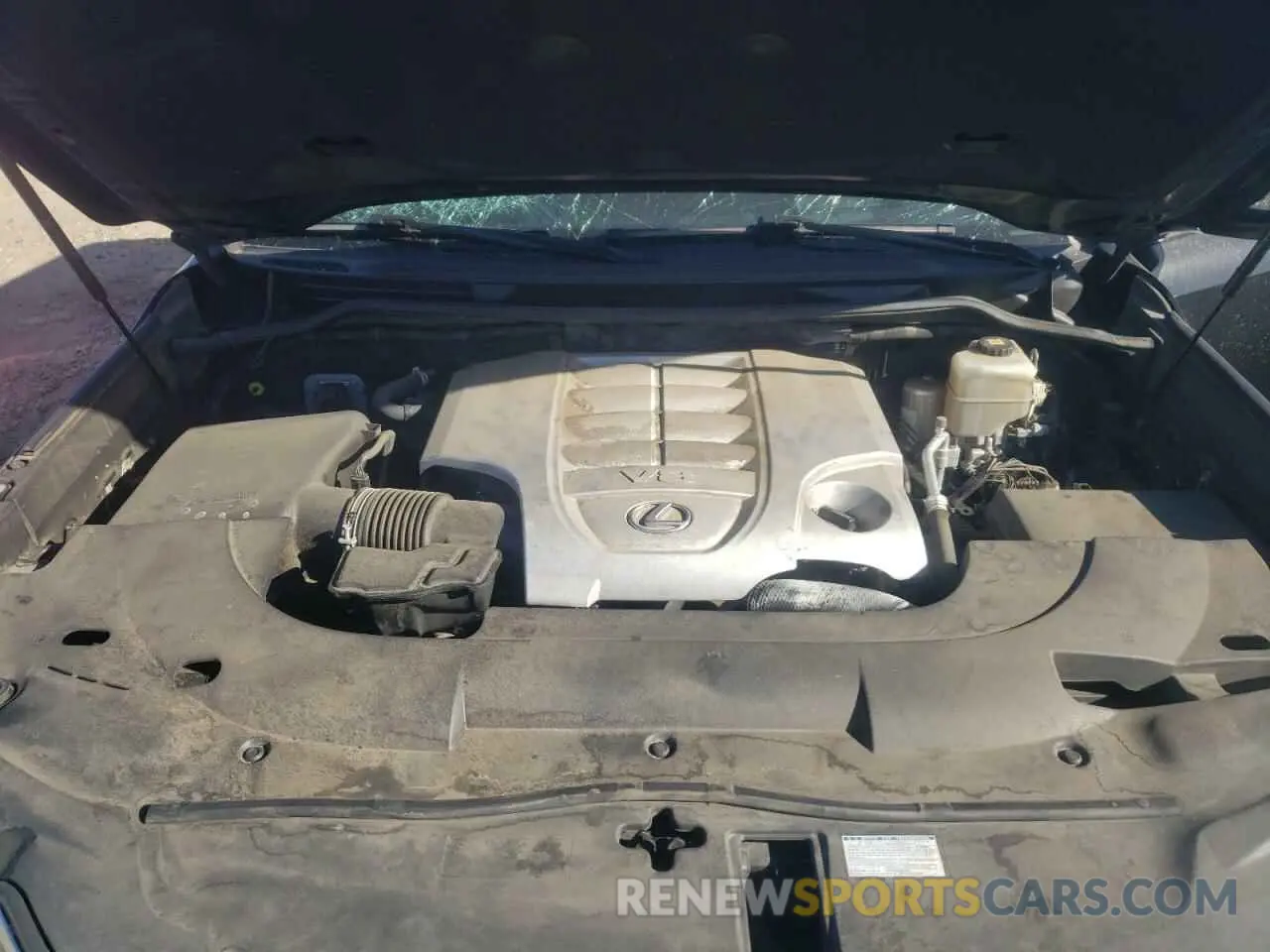 12 Фотография поврежденного автомобиля JTJDY7AX9L4332897 LEXUS LX570 2020