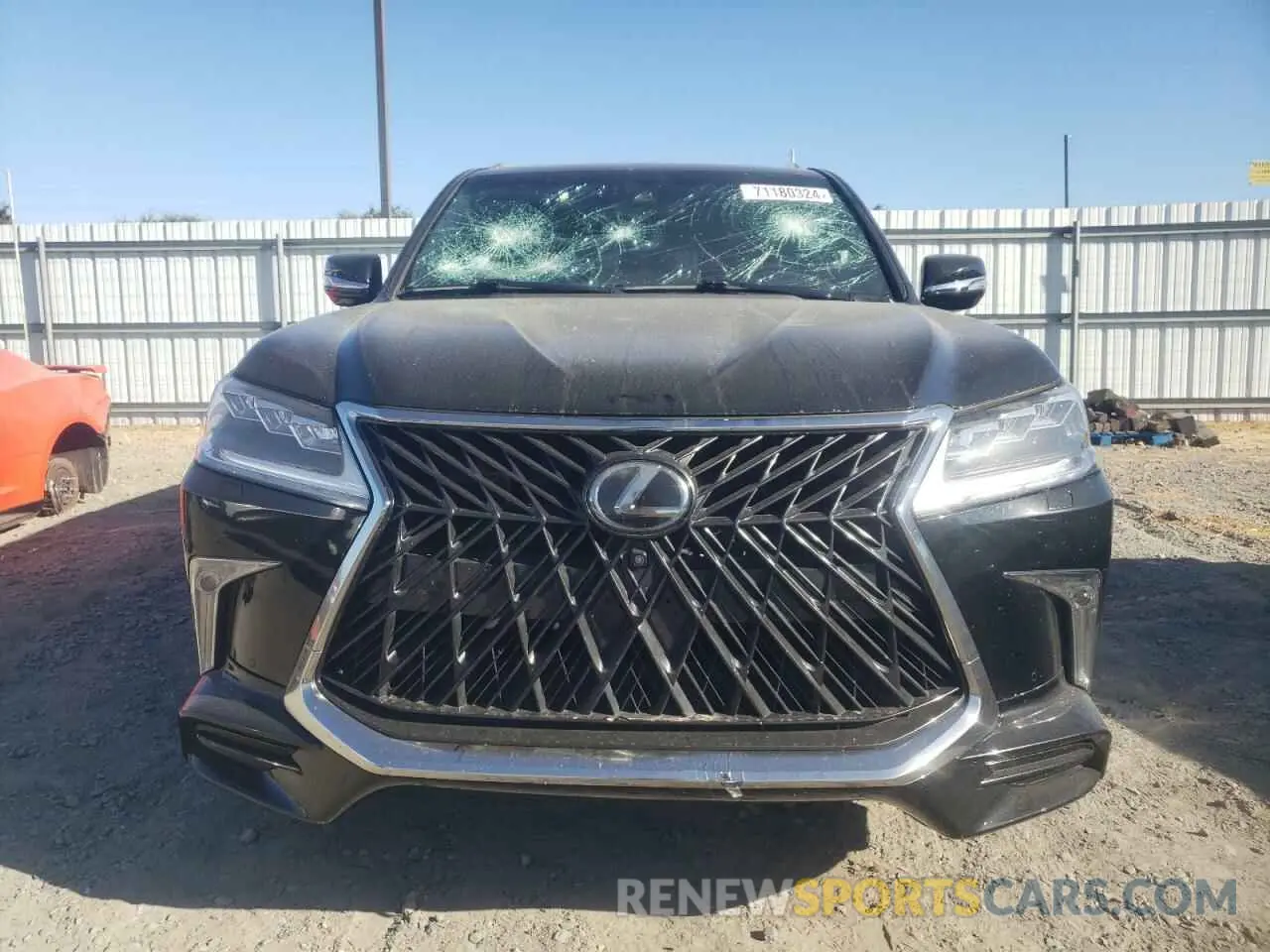 5 Фотография поврежденного автомобиля JTJDY7AX9L4332897 LEXUS LX570 2020