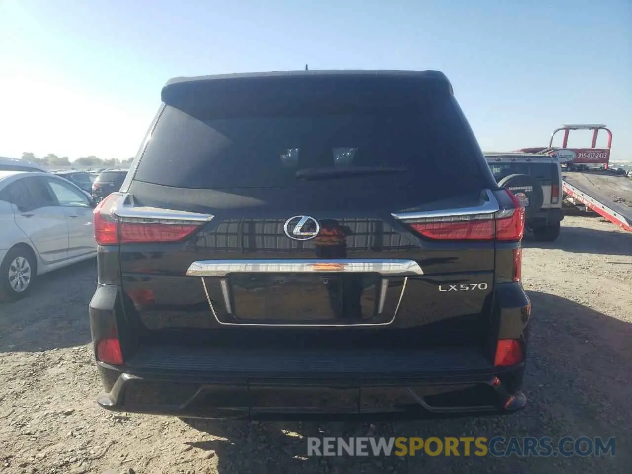 6 Фотография поврежденного автомобиля JTJDY7AX9L4332897 LEXUS LX570 2020