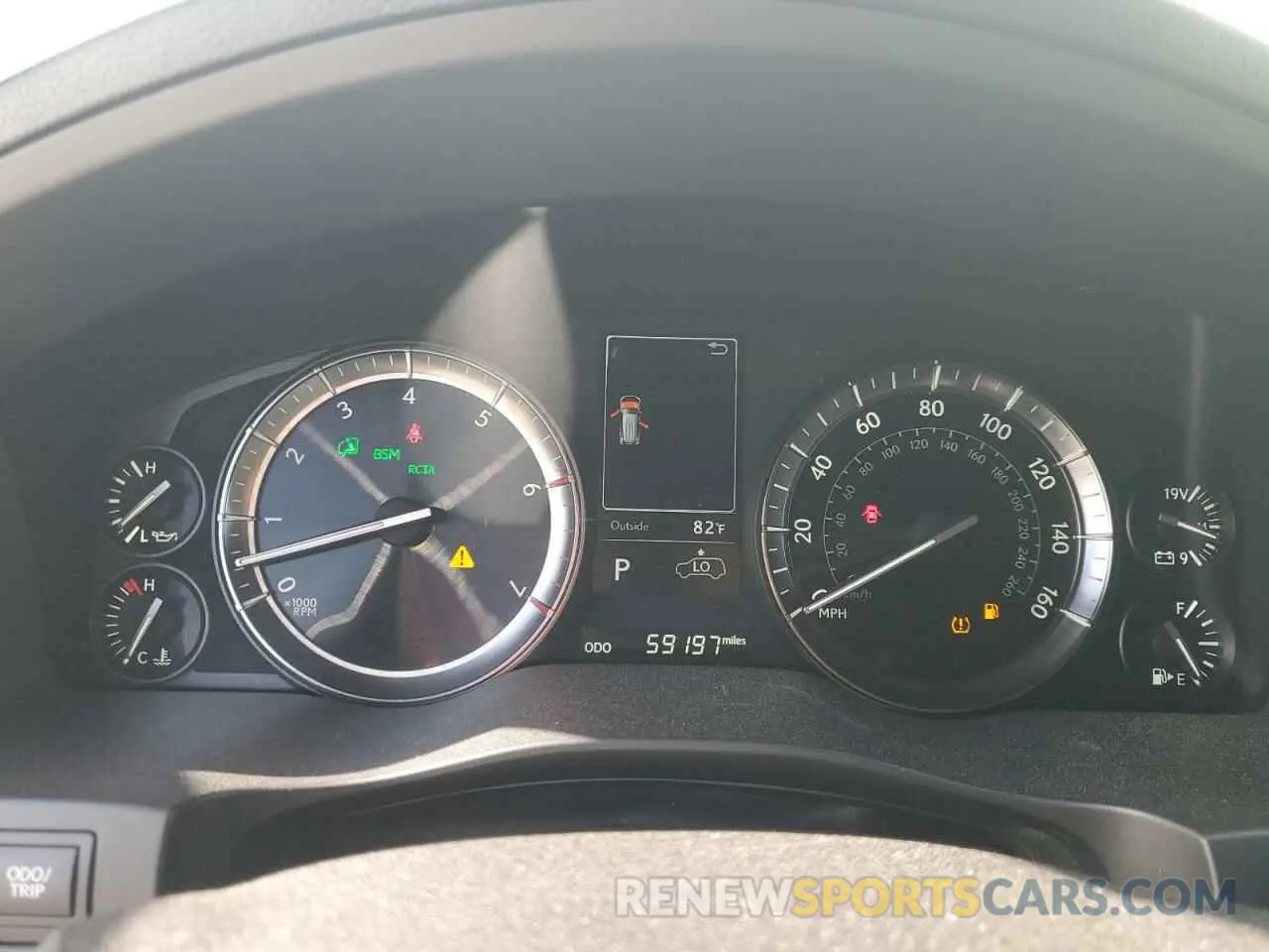 9 Фотография поврежденного автомобиля JTJDY7AX2M4347985 LEXUS LX570 2021