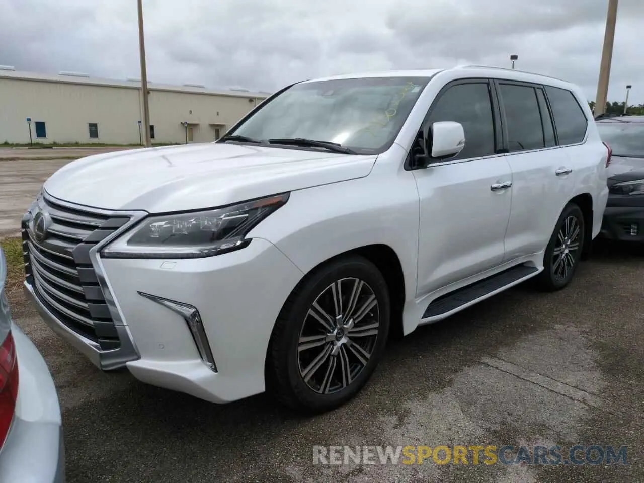 1 Photograph of a damaged car JTJDY7AX5M4335345 LEXUS LX570 2021