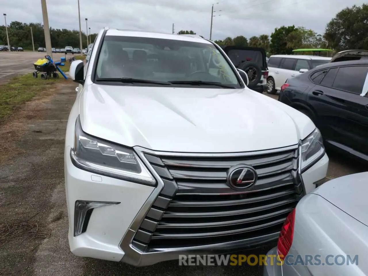 5 Photograph of a damaged car JTJDY7AX5M4335345 LEXUS LX570 2021