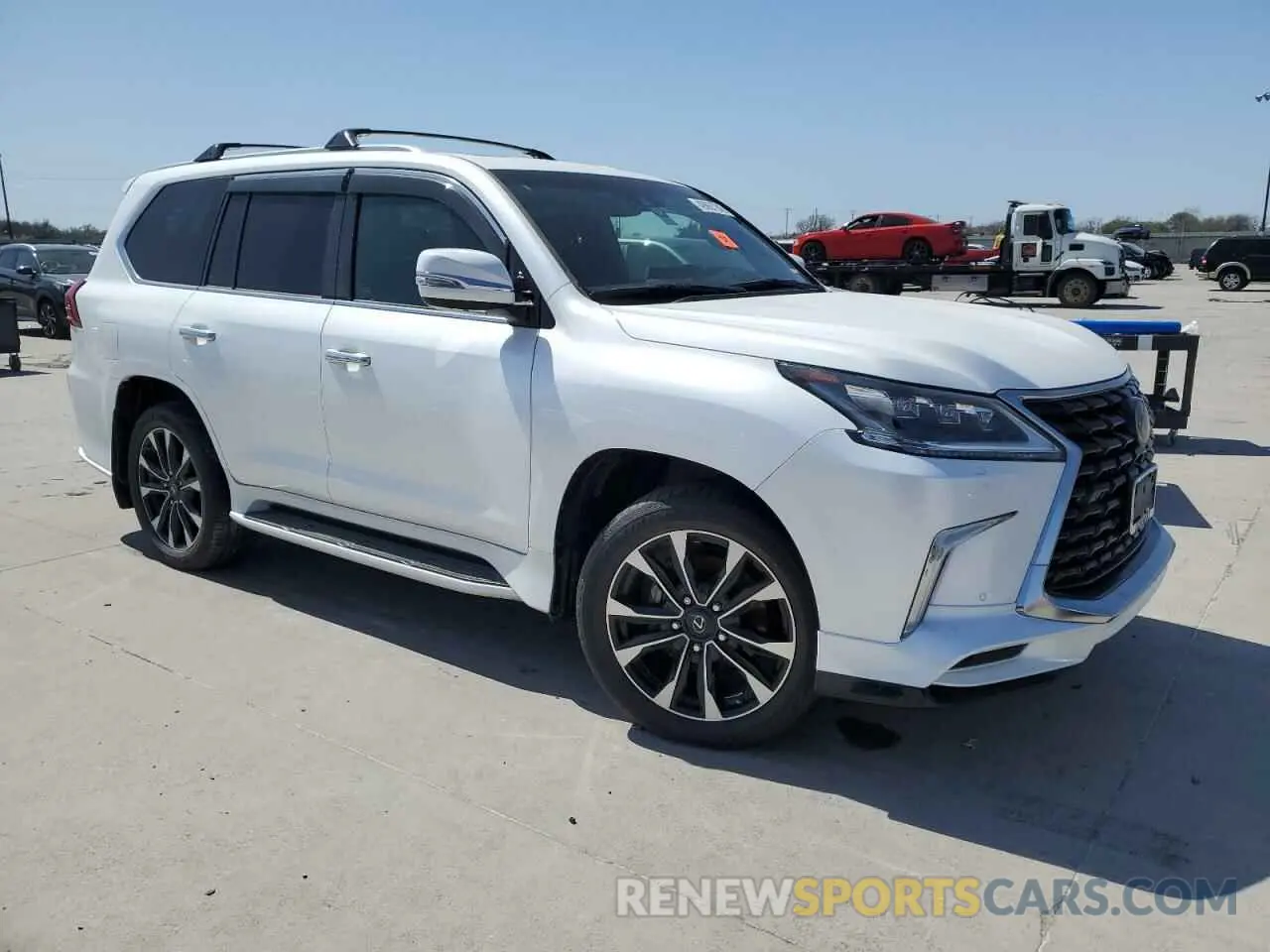 4 Фотография поврежденного автомобиля JTJDY7AX6M4344040 LEXUS LX570 2021