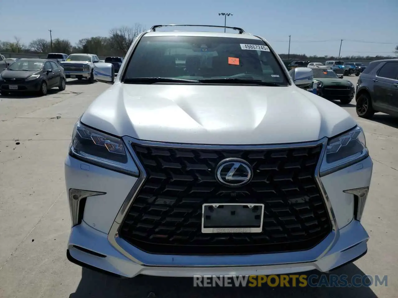 5 Фотография поврежденного автомобиля JTJDY7AX6M4344040 LEXUS LX570 2021