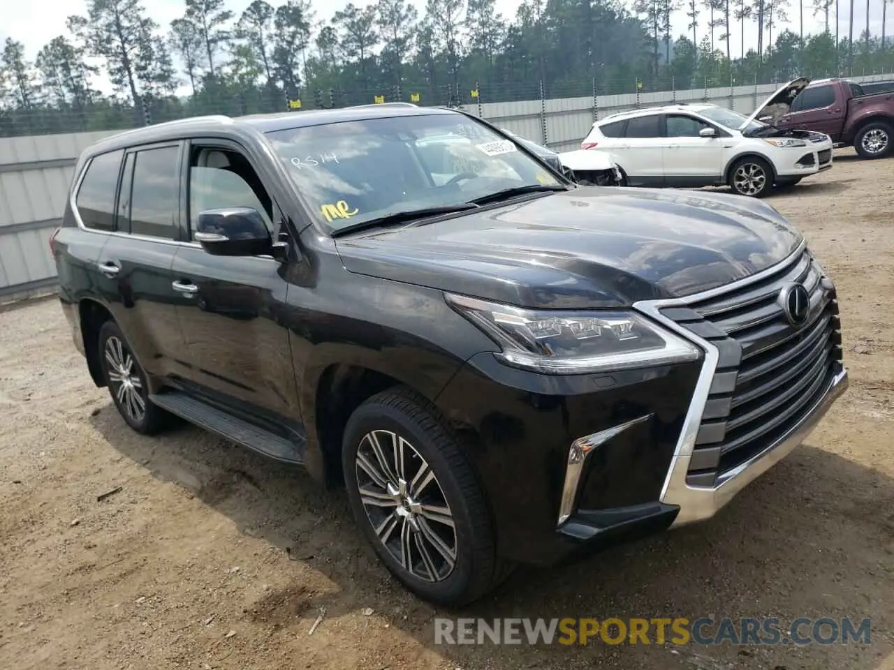 1 Photograph of a damaged car JTJDY7AX9M4334439 LEXUS LX570 2021