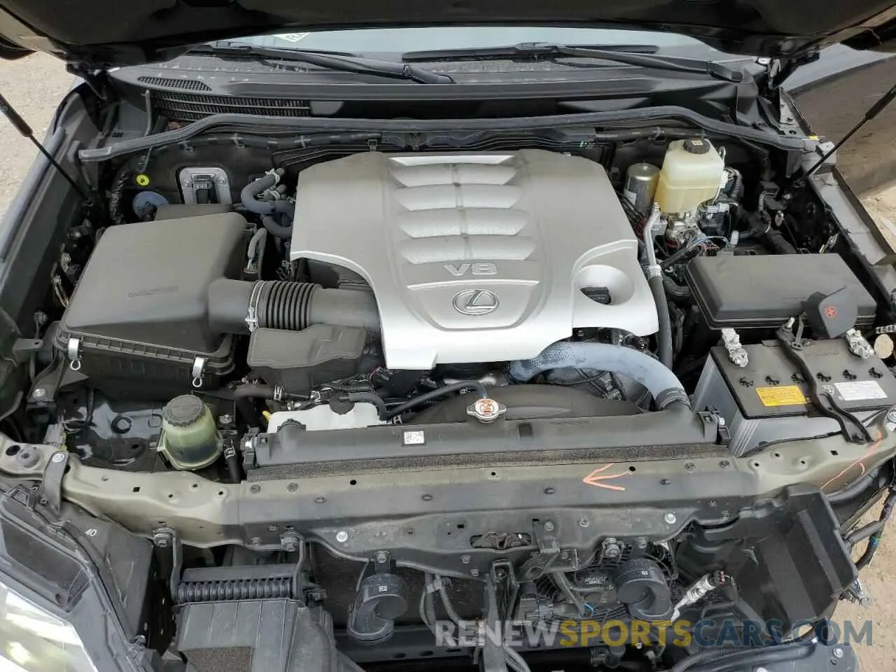 11 Фотография поврежденного автомобиля JTJFY7AX9M4340637 LEXUS LX570 2021