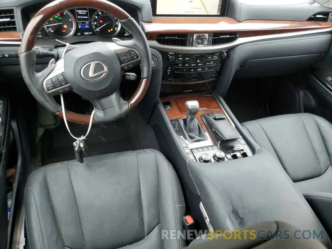 8 Фотография поврежденного автомобиля JTJFY7AX9M4340637 LEXUS LX570 2021