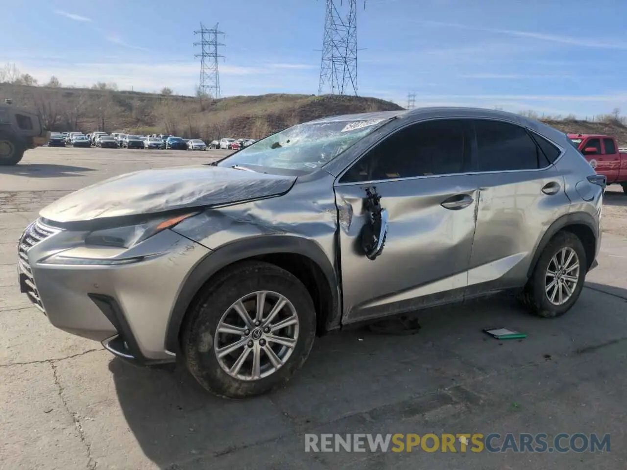 1 Photograph of a damaged car JTJBARBZ0K2208079 LEXUS NX 2019