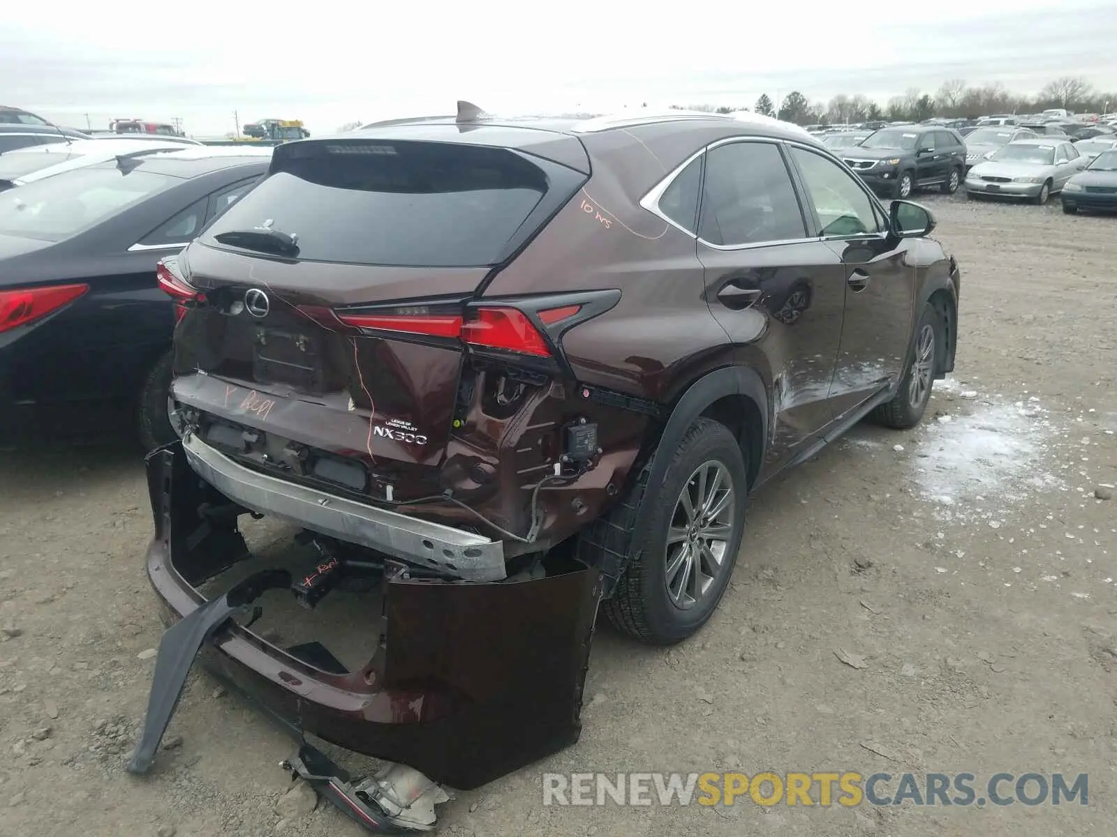 4 Photograph of a damaged car JTJBARBZ0K2208180 LEXUS NX 2019