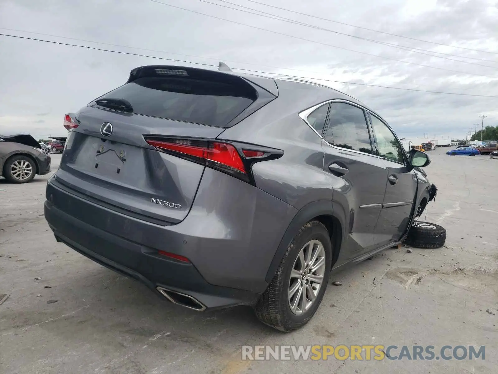 4 Photograph of a damaged car JTJBARBZ2K2193617 LEXUS NX 2019