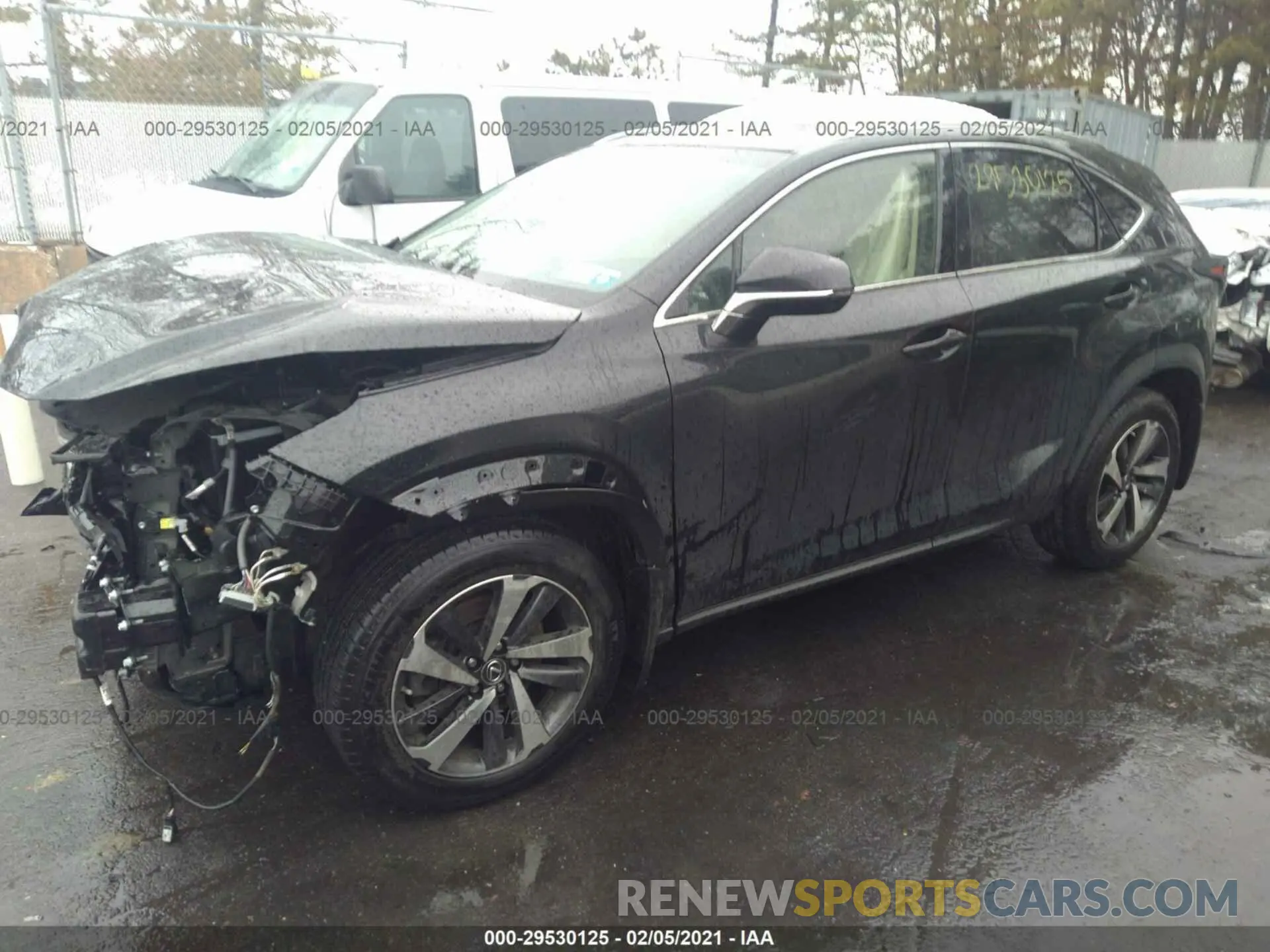 2 Фотография поврежденного автомобиля JTJBARBZ2K2204146 LEXUS NX 2019