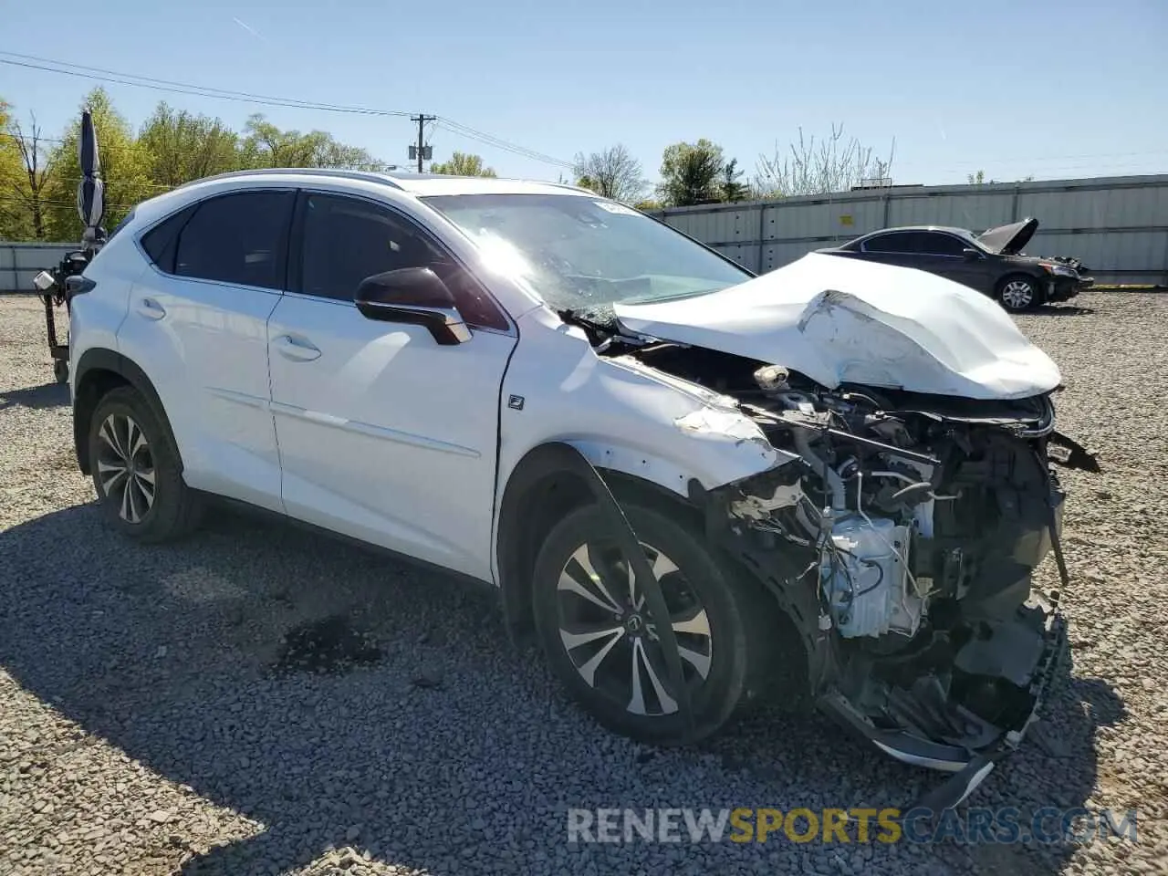 4 Фотография поврежденного автомобиля JTJBARBZ3K2192198 LEXUS NX 2019