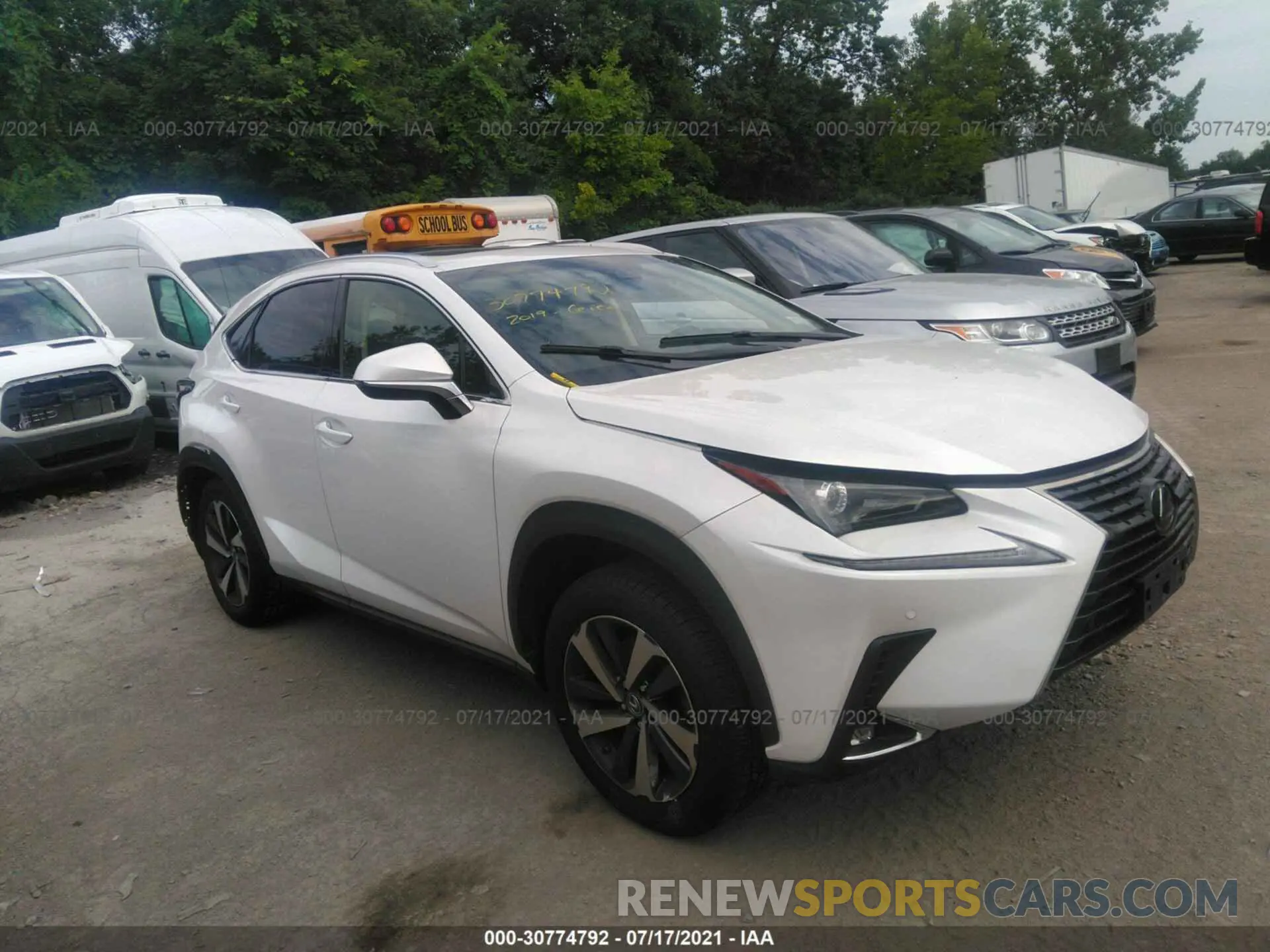 1 Photograph of a damaged car JTJBARBZ3K2208397 LEXUS NX 2019