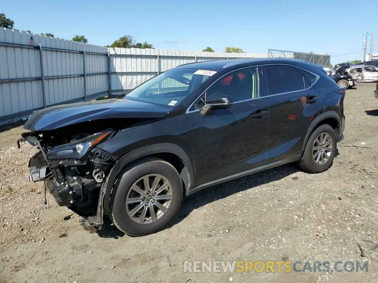 1 Photograph of a damaged car JTJBARBZ3K2216693 LEXUS NX 2019