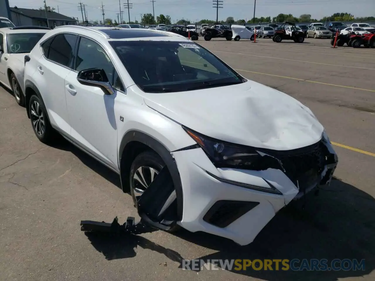 1 Фотография поврежденного автомобиля JTJBARBZ5K2186130 LEXUS NX 2019