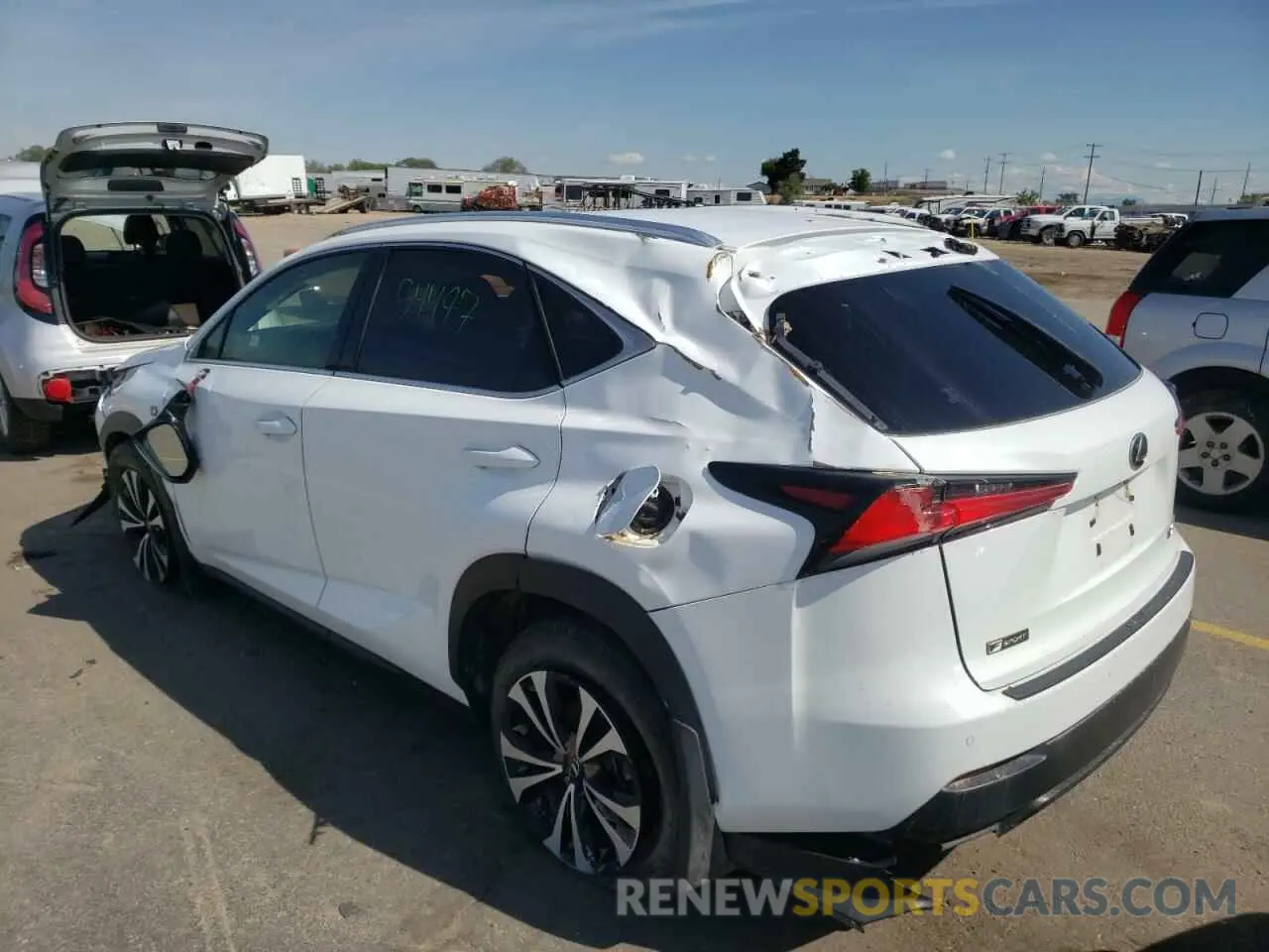 3 Фотография поврежденного автомобиля JTJBARBZ5K2186130 LEXUS NX 2019