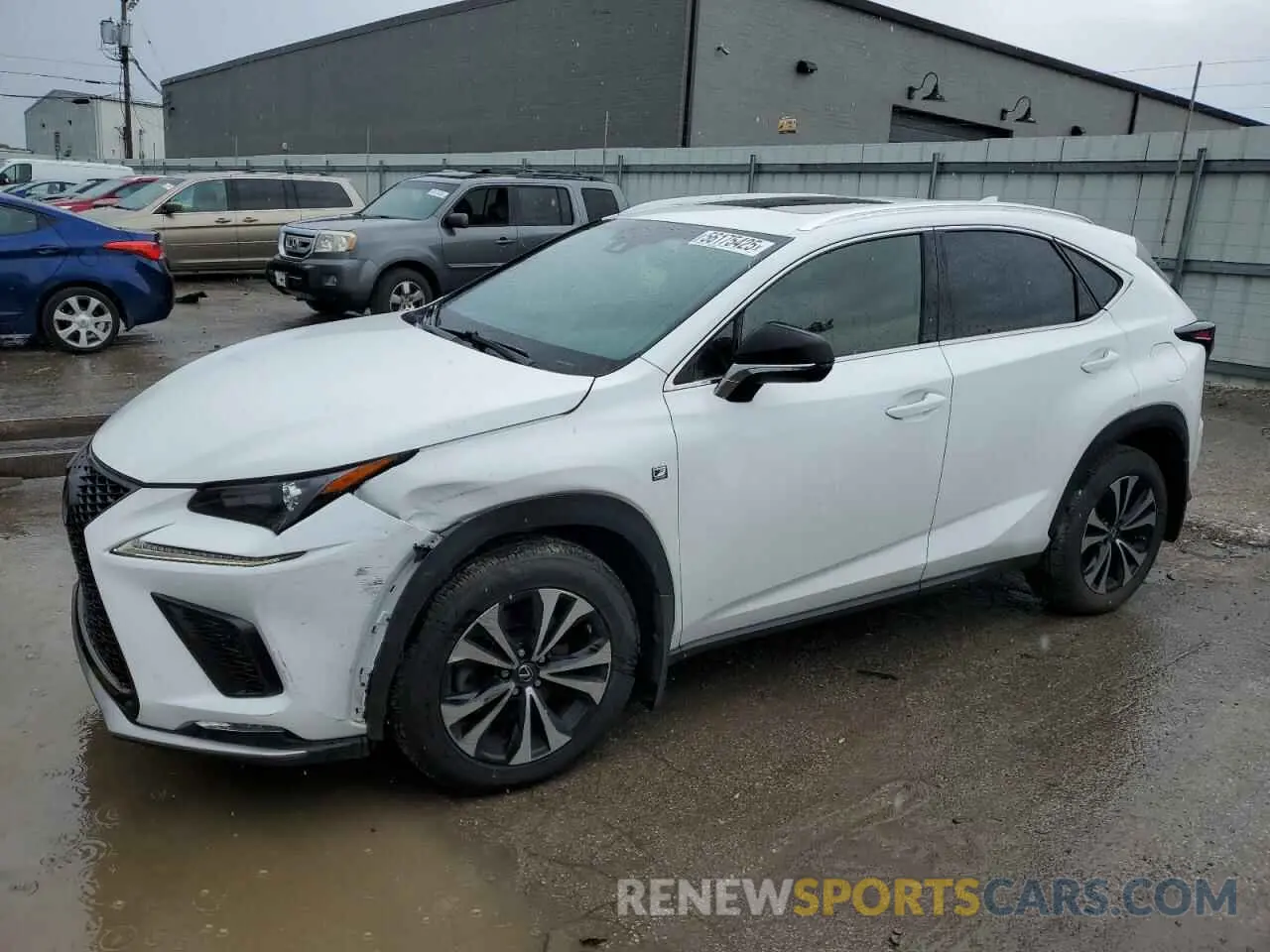 1 Фотография поврежденного автомобиля JTJBARBZ5K2192588 LEXUS NX 2019