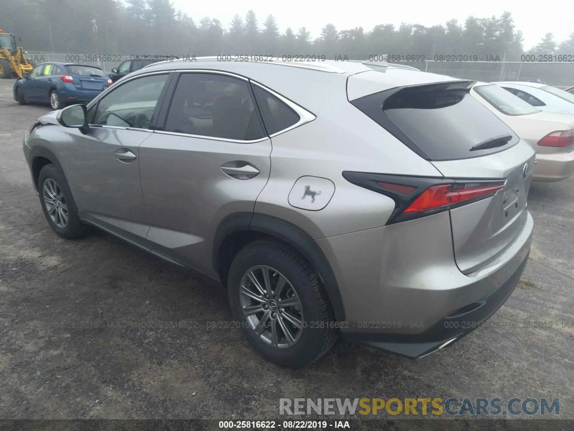 3 Photograph of a damaged car JTJBARBZ5K2194745 LEXUS NX 2019