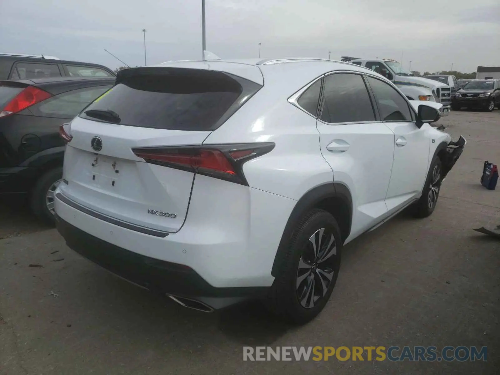 4 Photograph of a damaged car JTJBARBZ5K2200964 LEXUS NX 2019