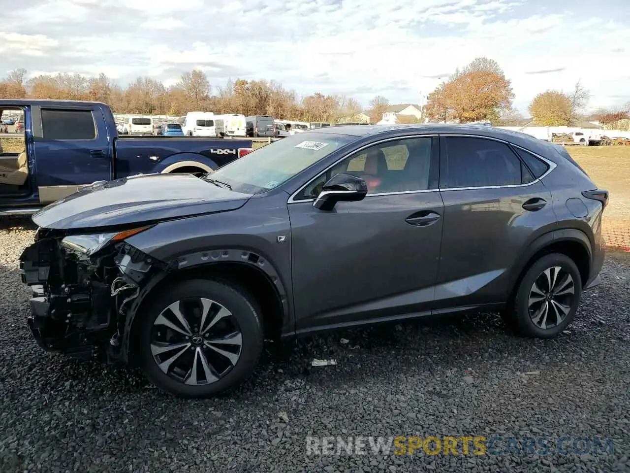 1 Photograph of a damaged car JTJBARBZ5K2214265 LEXUS NX 2019