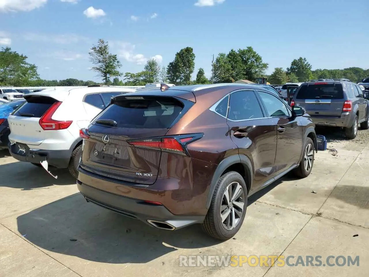 4 Photograph of a damaged car JTJBARBZ6K2189702 LEXUS NX 2019