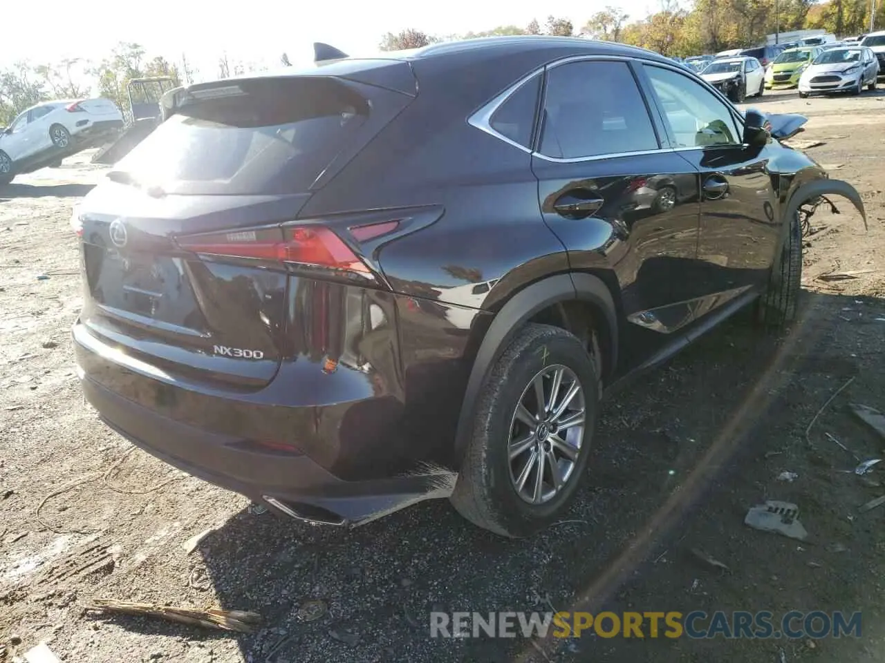 4 Photograph of a damaged car JTJBARBZ7K2186372 LEXUS NX 2019