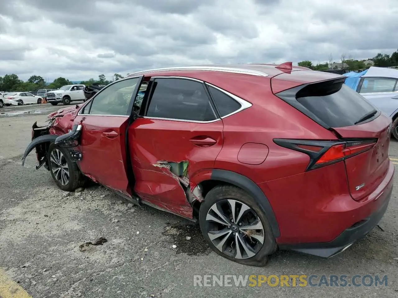 4 Photograph of a damaged car JTJBARBZ7K2194925 LEXUS NX 2019