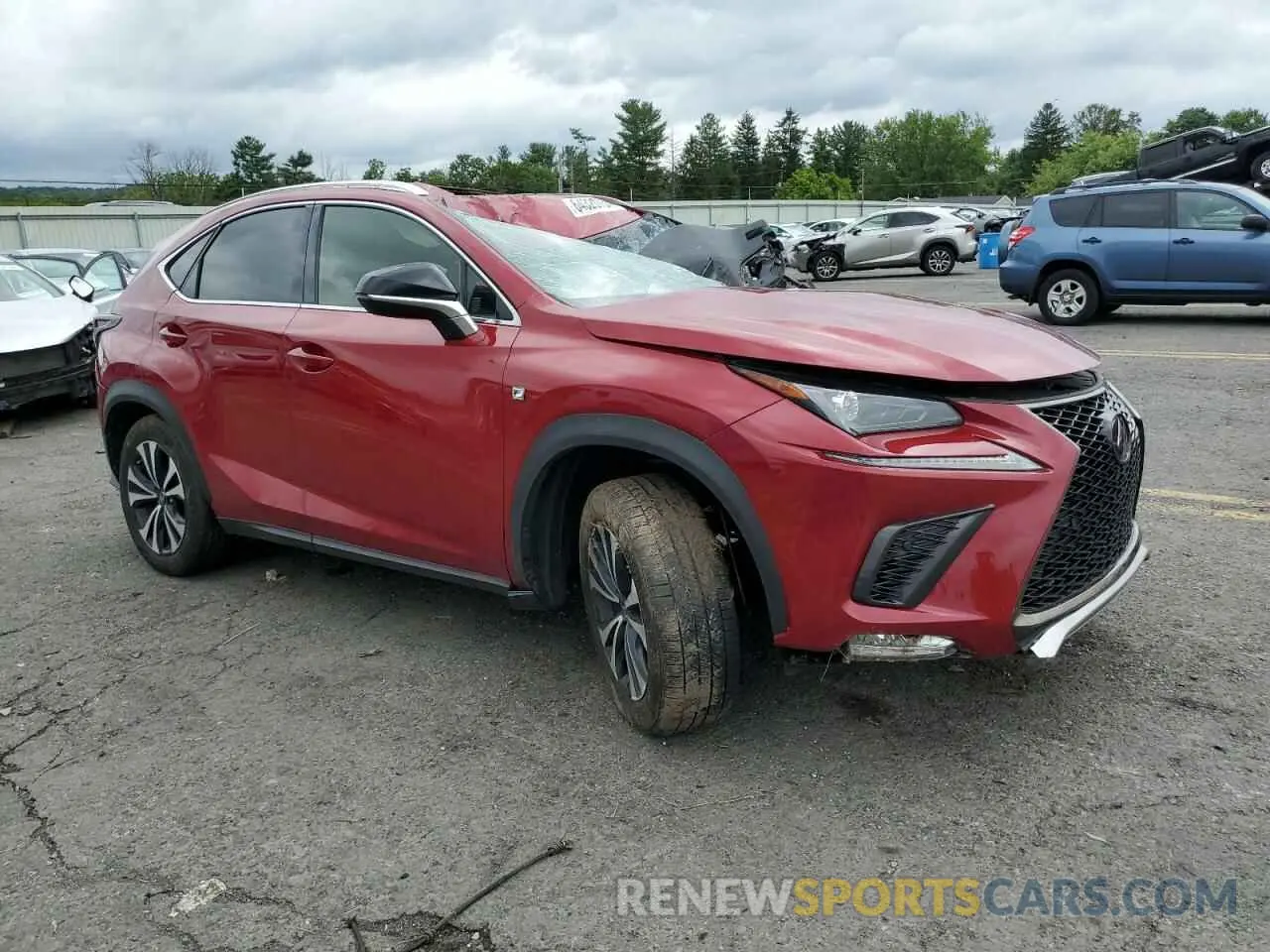 8 Photograph of a damaged car JTJBARBZ7K2194925 LEXUS NX 2019