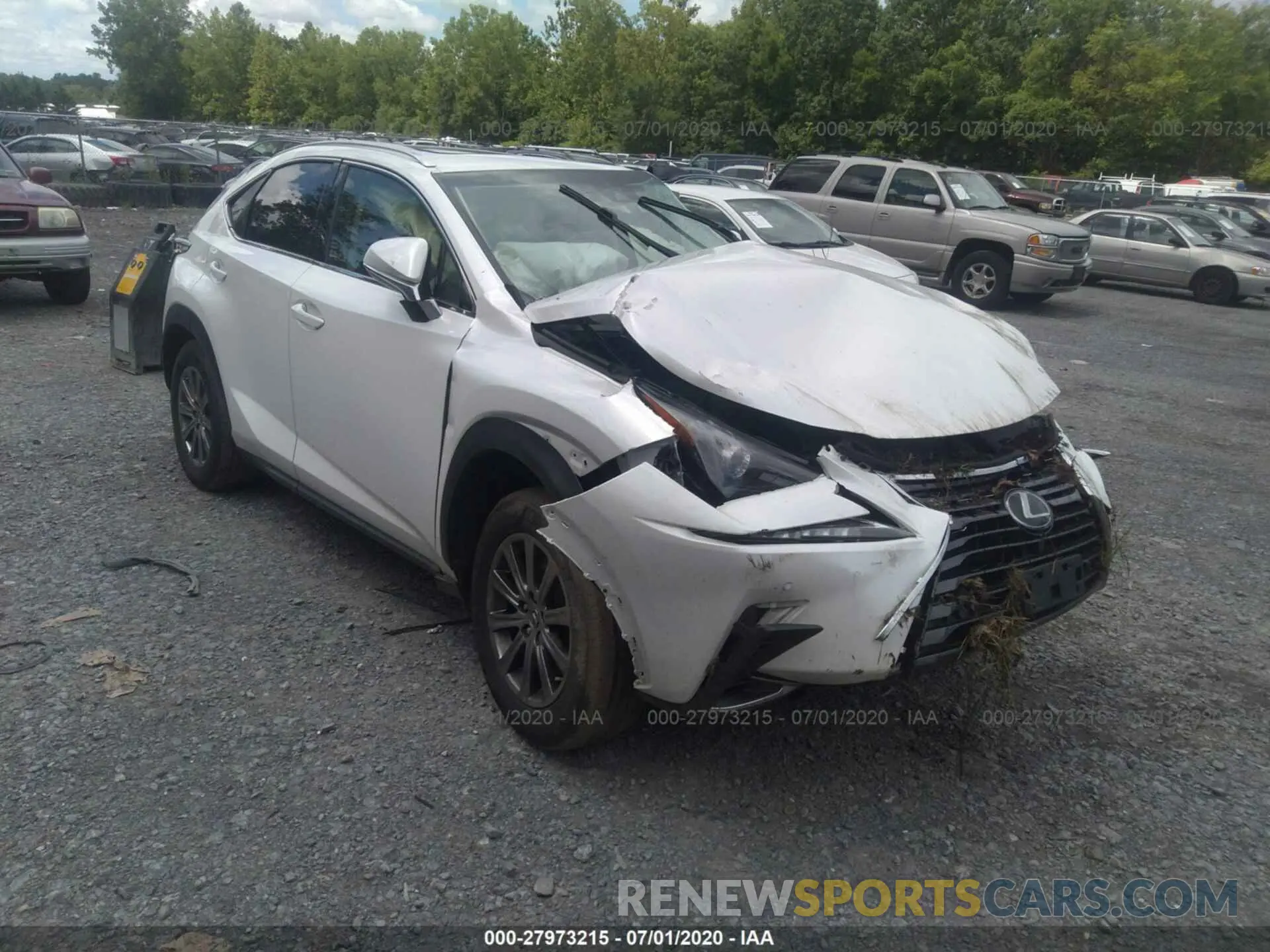 1 Photograph of a damaged car JTJBARBZ7K2212260 LEXUS NX 2019