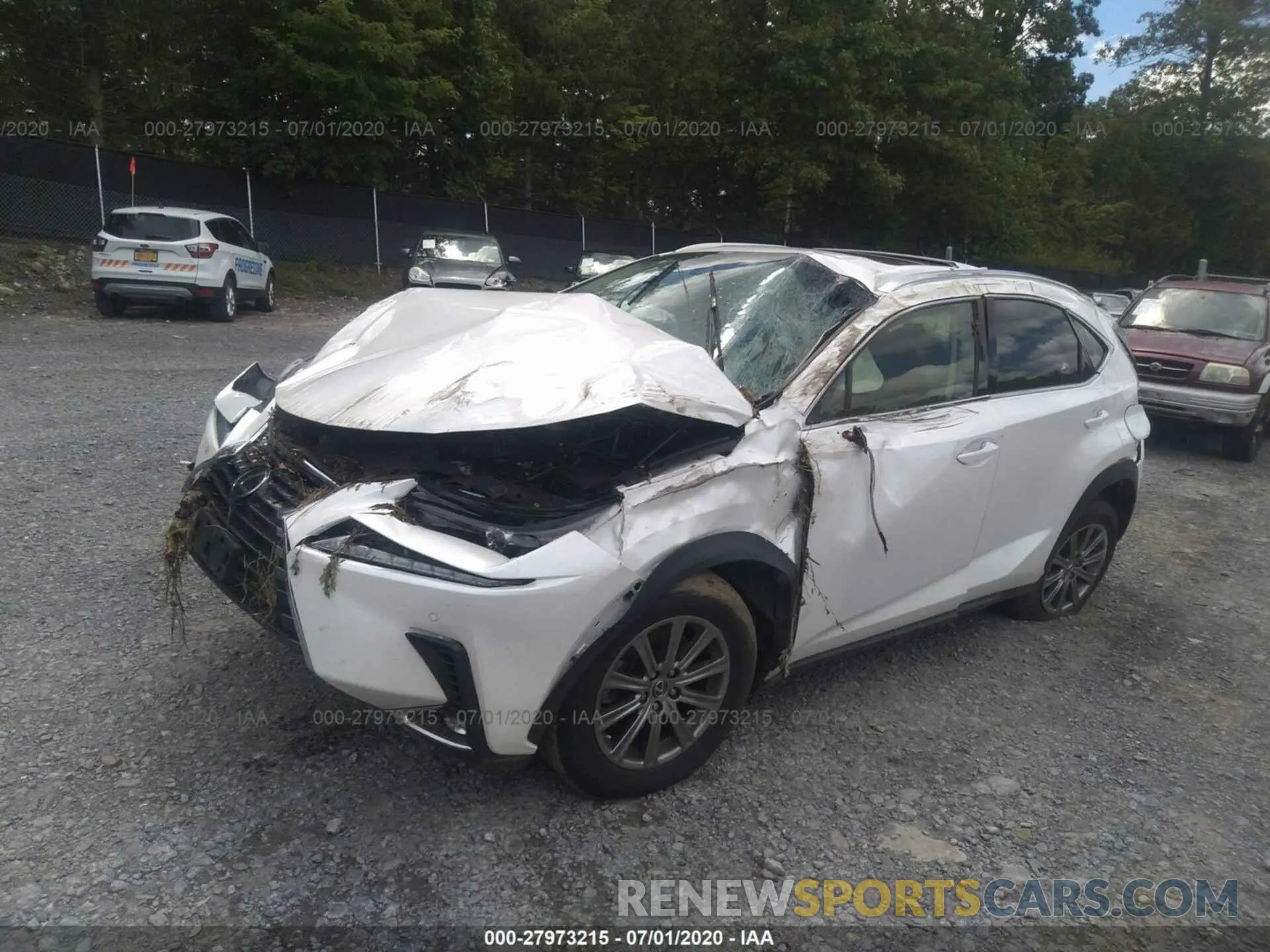 2 Photograph of a damaged car JTJBARBZ7K2212260 LEXUS NX 2019