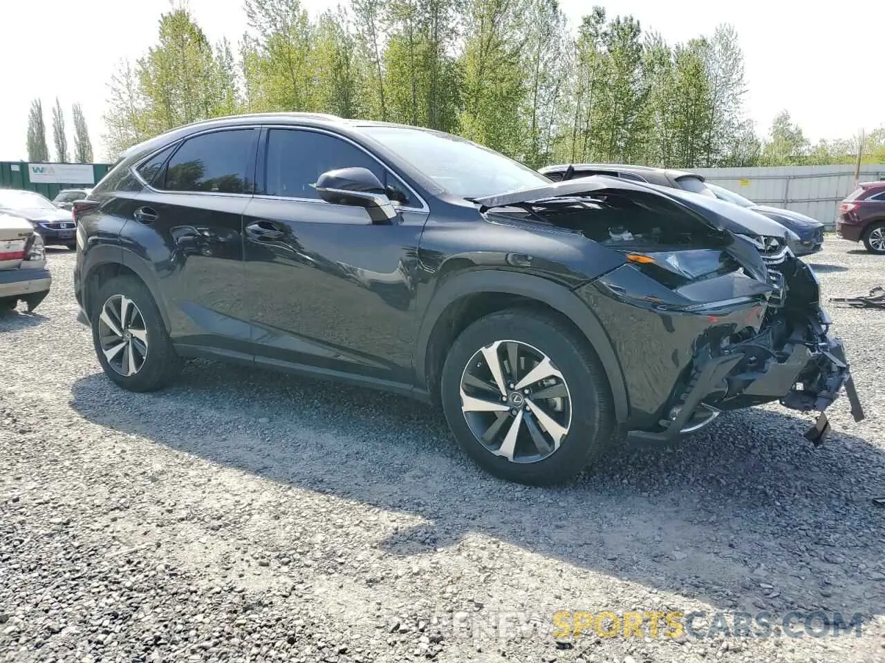 4 Photograph of a damaged car JTJBARBZ7K2212775 LEXUS NX 2019