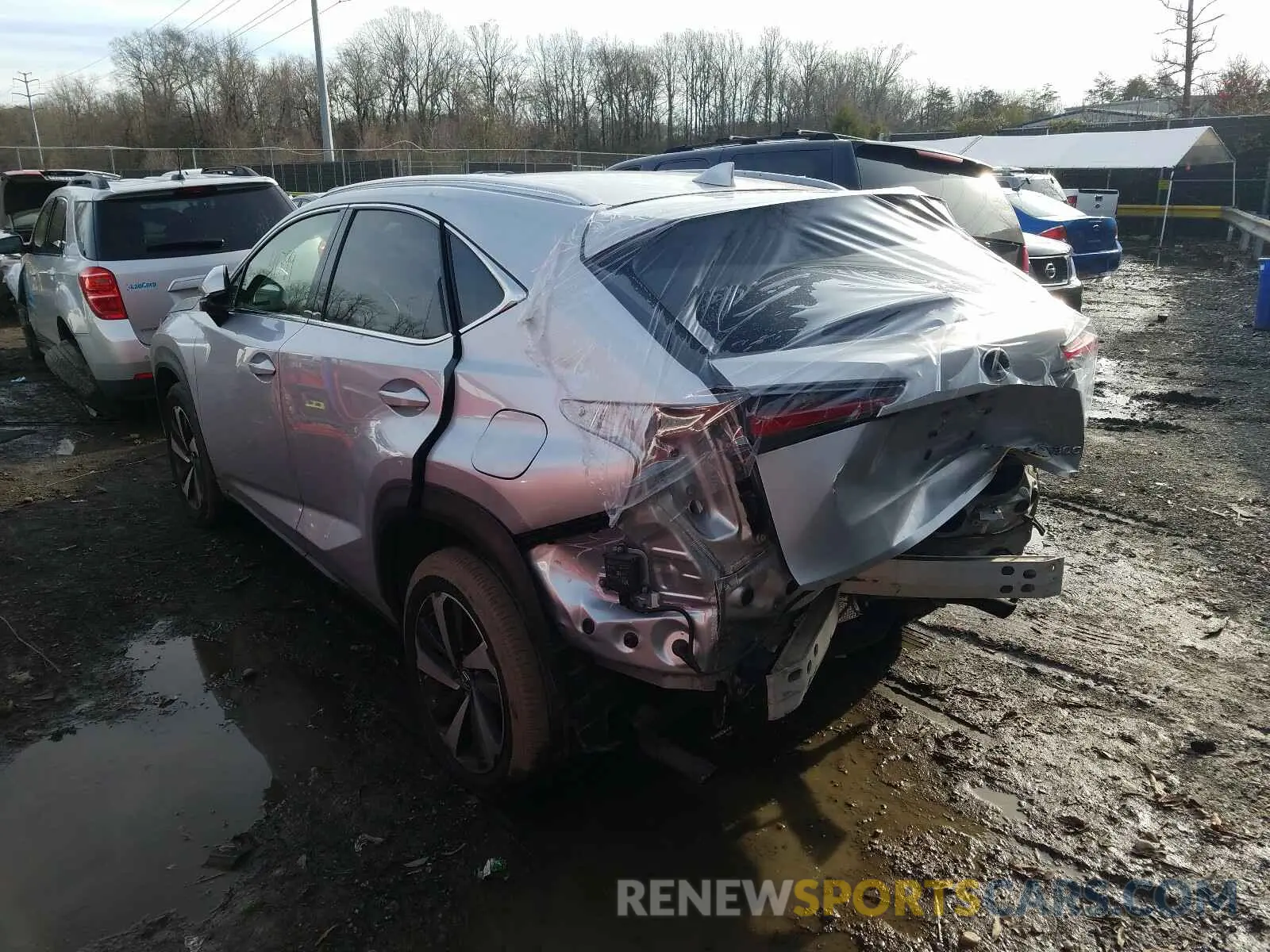 3 Photograph of a damaged car JTJBARBZ8K2181102 LEXUS NX 2019