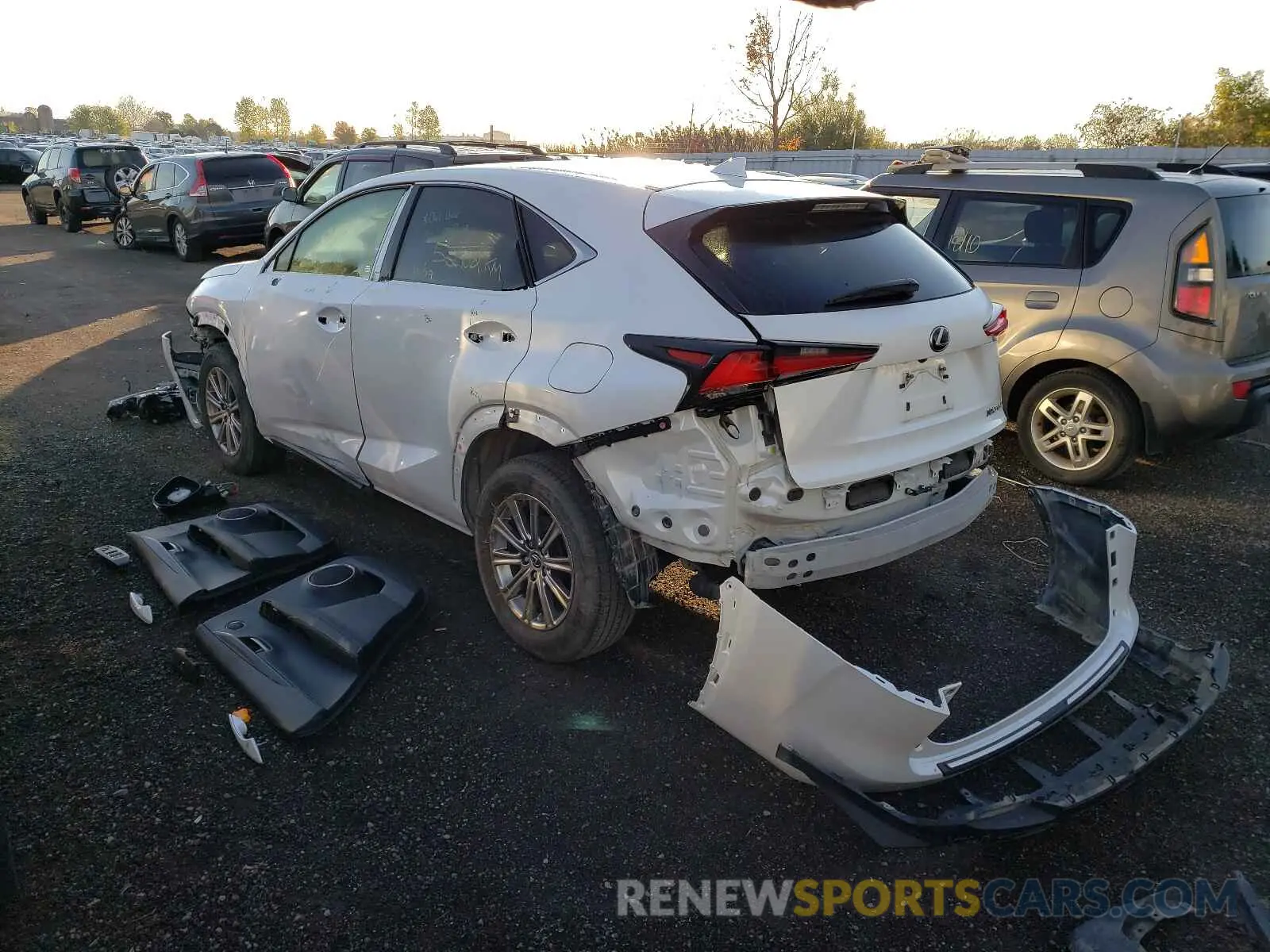 3 Photograph of a damaged car JTJBARBZ8K2183027 LEXUS NX 2019