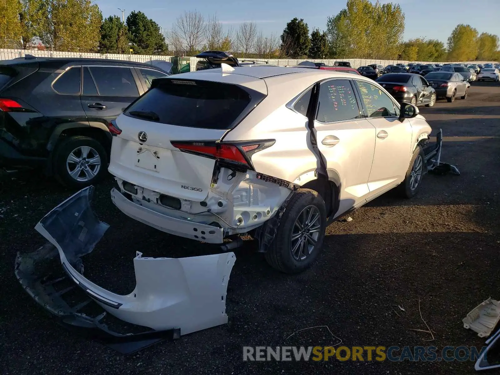 4 Photograph of a damaged car JTJBARBZ8K2183027 LEXUS NX 2019