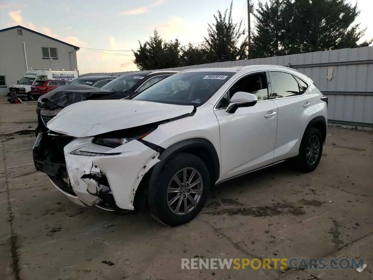 1 Photograph of a damaged car JTJBARBZ8K2185179 LEXUS NX 2019