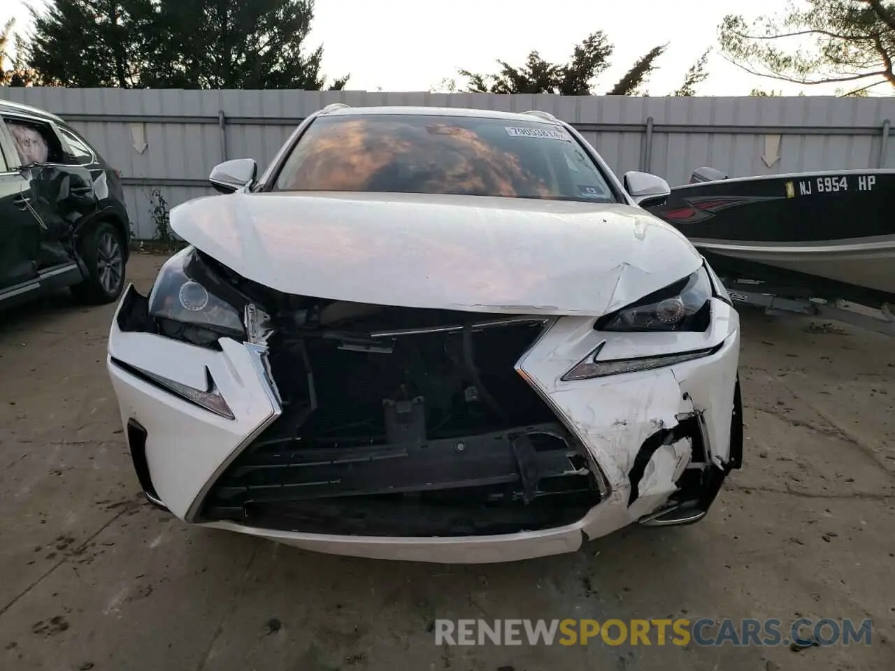 5 Photograph of a damaged car JTJBARBZ8K2185179 LEXUS NX 2019