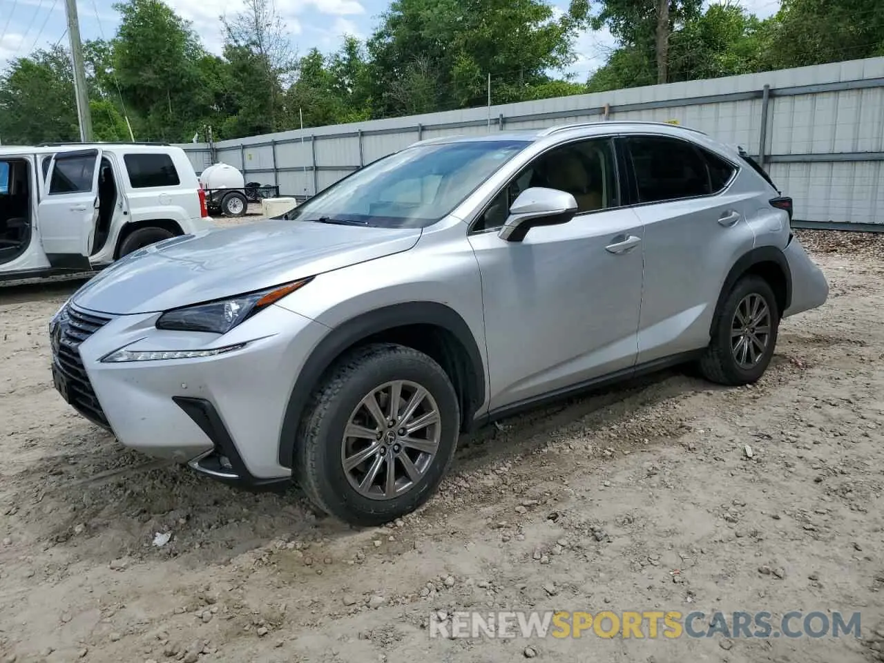 1 Фотография поврежденного автомобиля JTJBARBZ8K2187451 LEXUS NX 2019