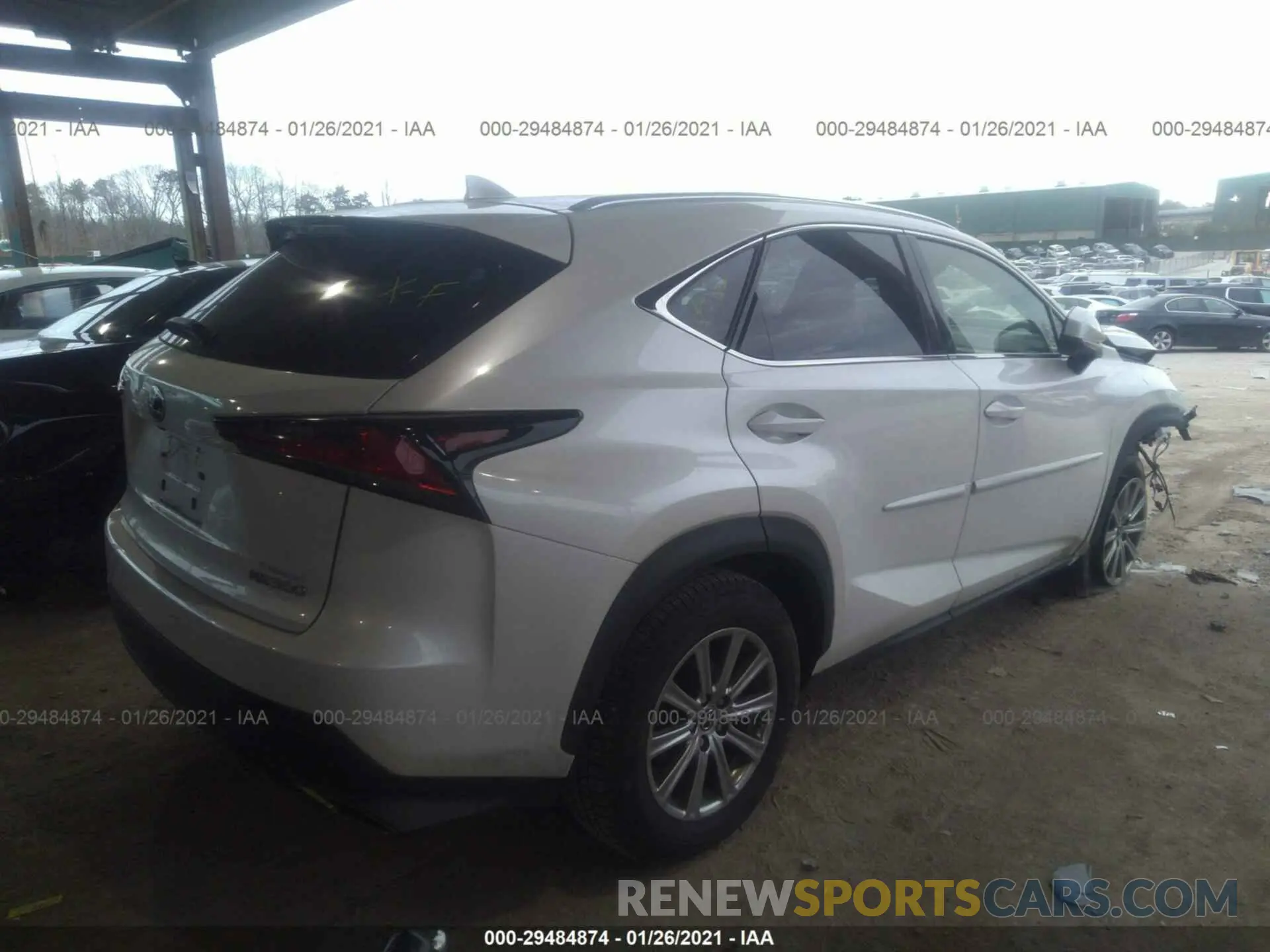 4 Photograph of a damaged car JTJBARBZ8K2196408 LEXUS NX 2019