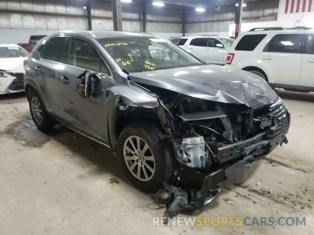 1 Photograph of a damaged car JTJBARBZ8K2206810 LEXUS NX 2019
