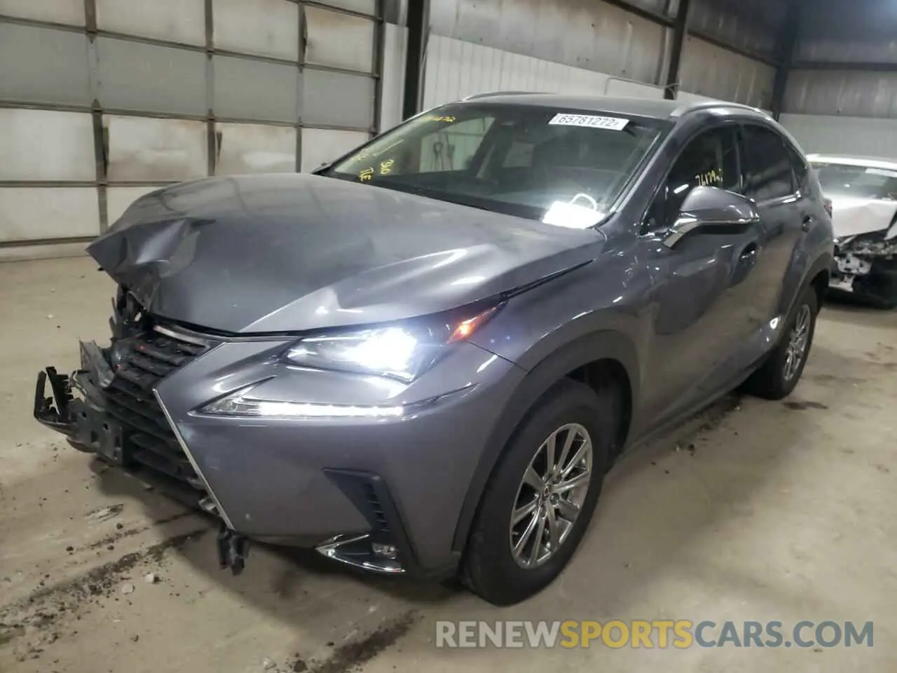 2 Photograph of a damaged car JTJBARBZ8K2206810 LEXUS NX 2019