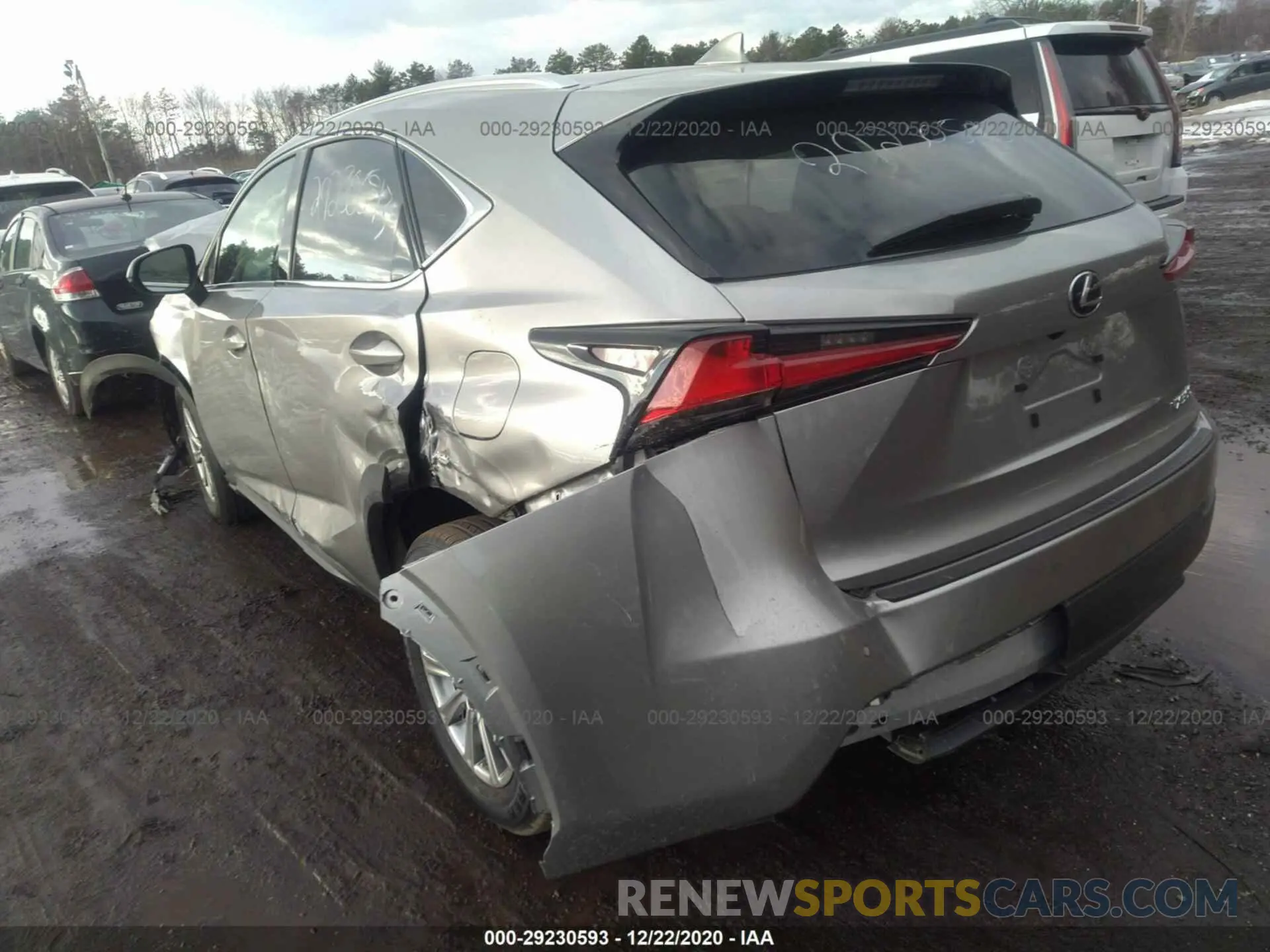 3 Photograph of a damaged car JTJBARBZ8K2214311 LEXUS NX 2019