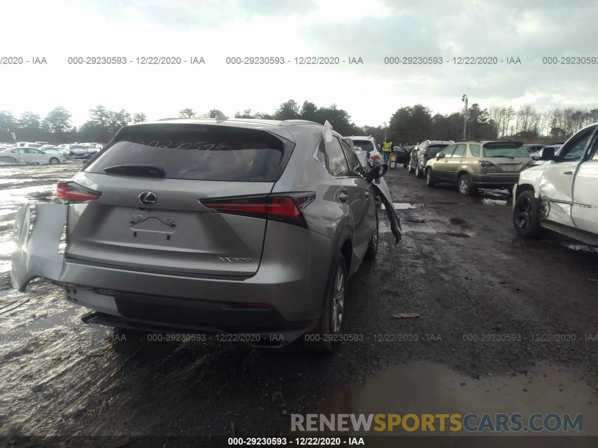 4 Photograph of a damaged car JTJBARBZ8K2214311 LEXUS NX 2019