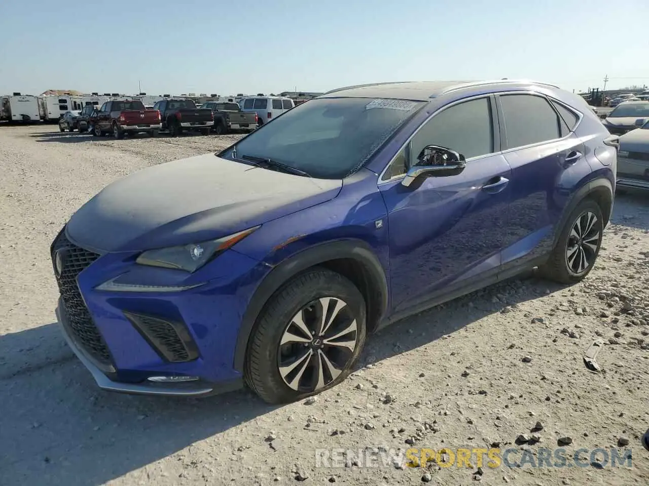 1 Фотография поврежденного автомобиля JTJBARBZ8K2217015 LEXUS NX 2019