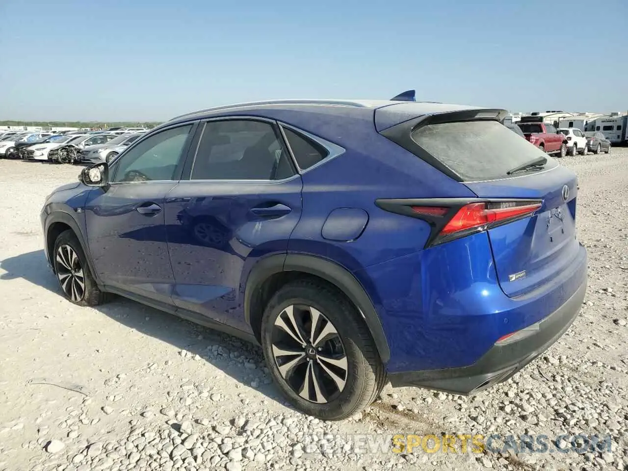 2 Фотография поврежденного автомобиля JTJBARBZ8K2217015 LEXUS NX 2019