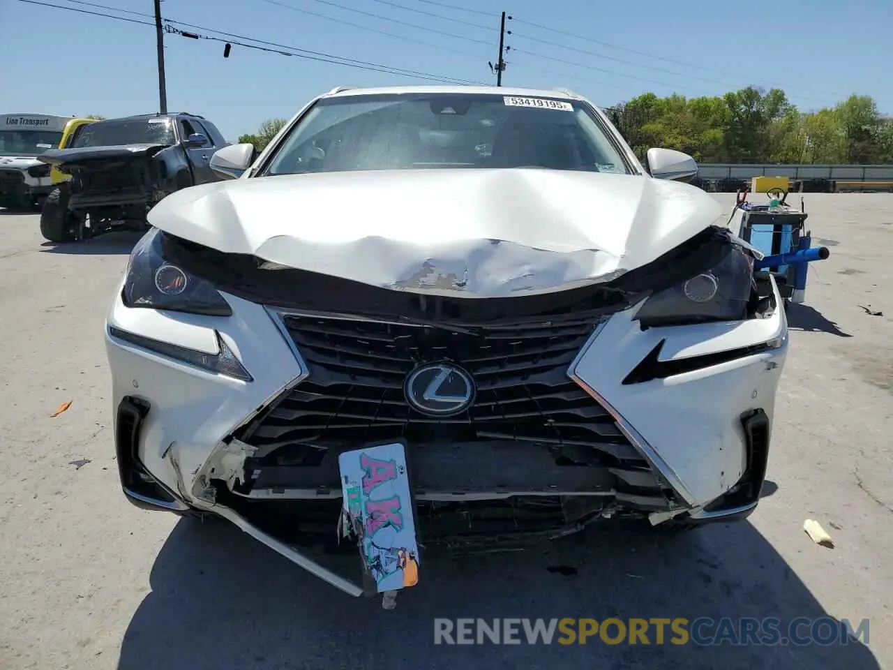 5 Photograph of a damaged car JTJBARBZ9K2179827 LEXUS NX 2019